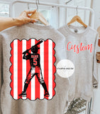 Striped Front and Back Custom Baseball - WS