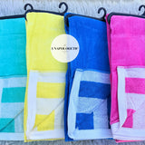 OVERSIZED Custom Embroidered Beach Towels - WS