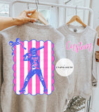 Striped Front and Back Custom Baseball - WS