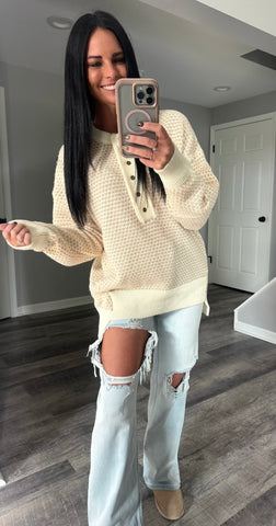 Chunky Beige/Tan Sweater