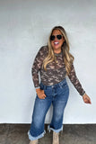BLAKELEY Cheetah & Camo Mesh Tops