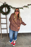 BLAKELEY Camo & Cheetah Puffer Coat