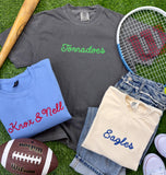 Custom Chain-stitched Sweatshirts