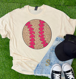 Leopard Softball or Baseball Tee