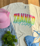 Tanned & Tipsy Ivory or Pepper Tee