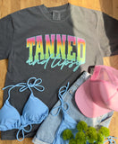 Tanned & Tipsy Ivory or Pepper Tee
