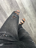 Black Distressed Jeans